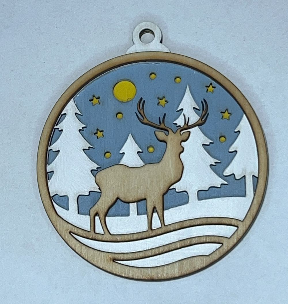 Multilayer Christmas Ornament - 1800