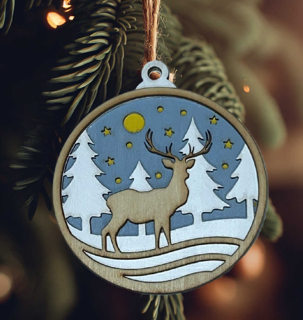 Multilayer Christmas Ornament - 1800