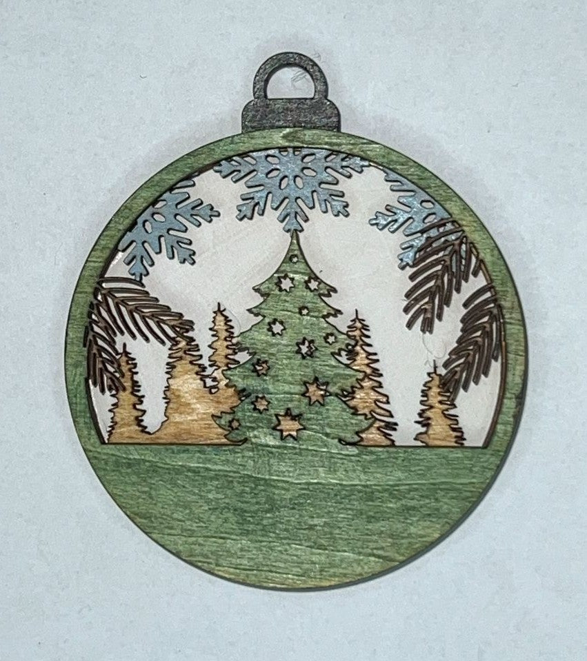 Multilayered Christmas Ornament -1810