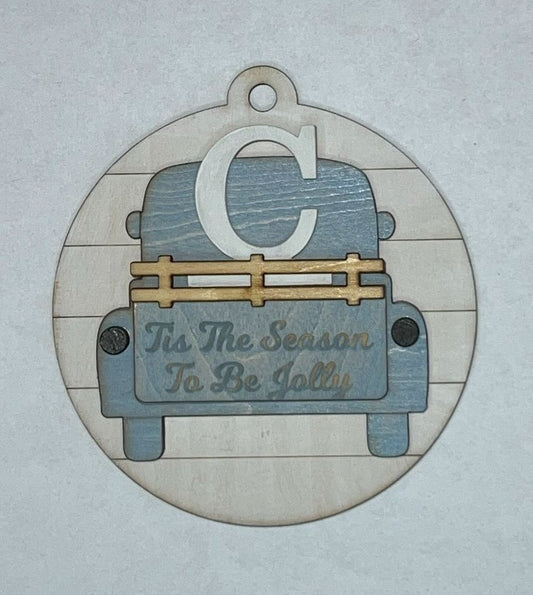 Interchangeable Truck Christmas Ornament