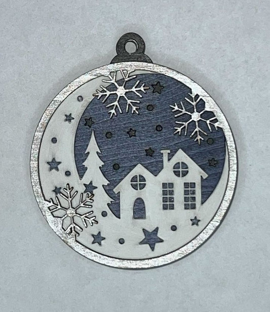 Multilayered Christmas Ornament - 1831