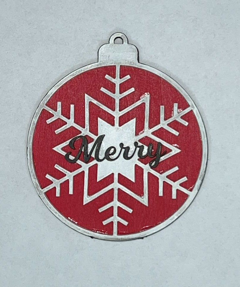 Multilayered Christmas Ornaments -