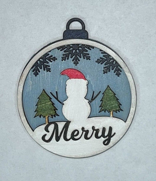 Multilayered Christmas Ornament - 1833
