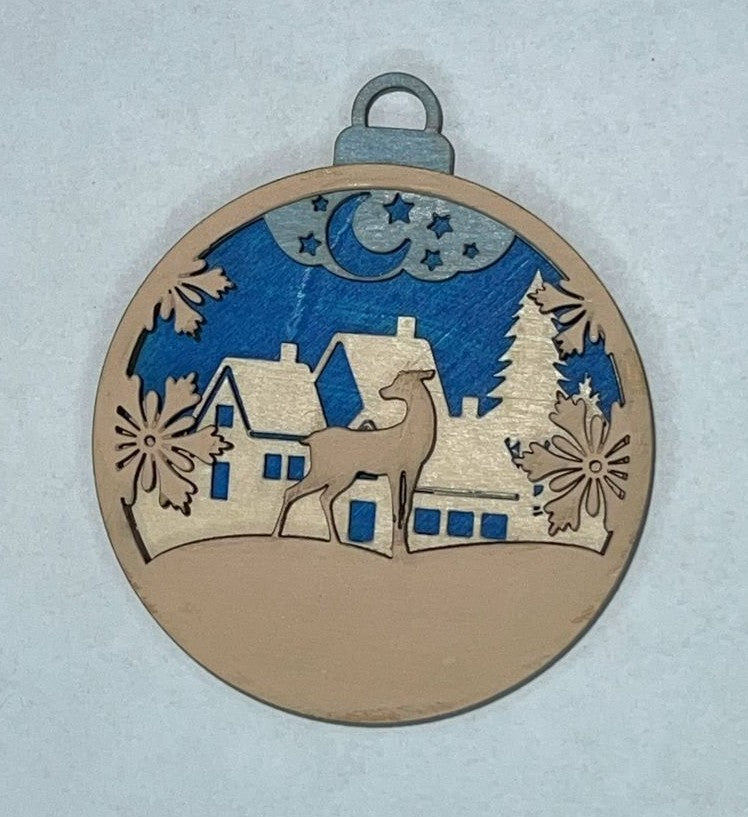 Multilayered Christmas Ornament -1839