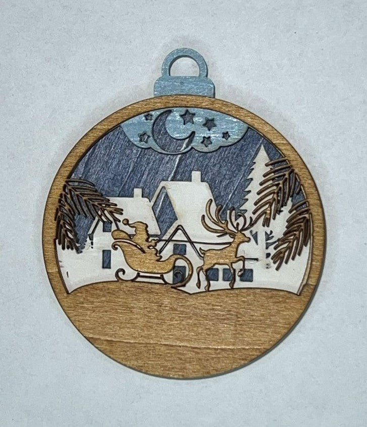 Multilayered Christmas Ornament - 1840