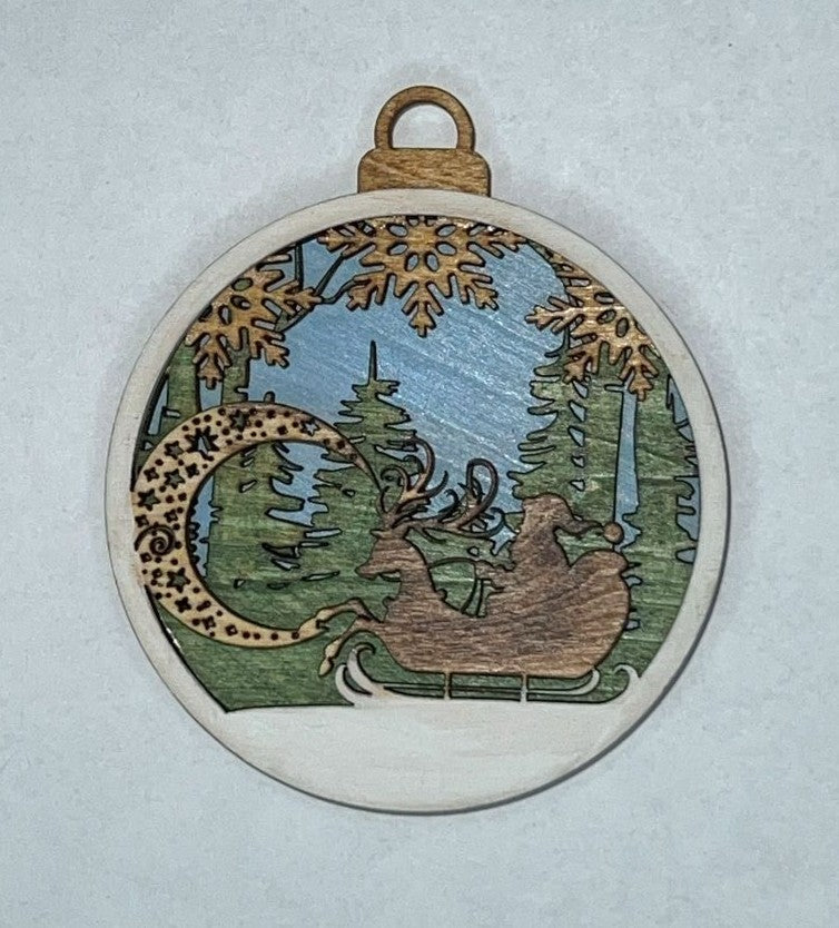 Multilayered Christmas Ornament - 1841