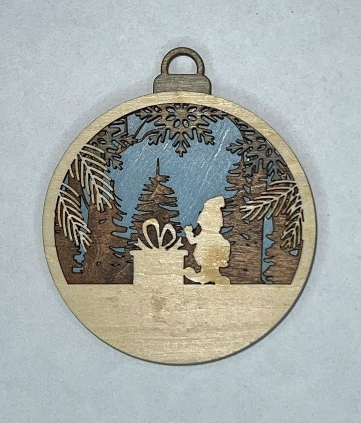 Multilayered Christmas Ornament - 1844