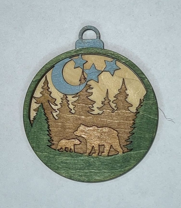 Multilayered Christmas Ornament - 1847