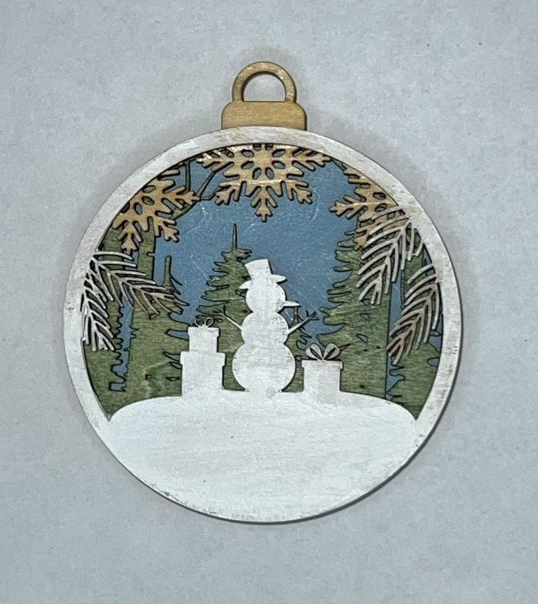 Multilayered Christmas Ornament -1849