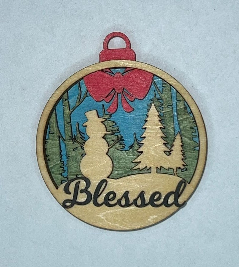 Multilayered Christmas Ornament - 1851