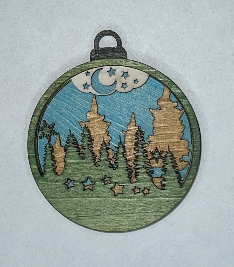 Multilayered Christmas Ornament - 1856
