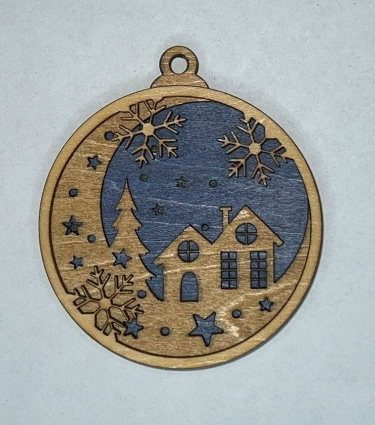 Multilayered Christmas Ornament -1859