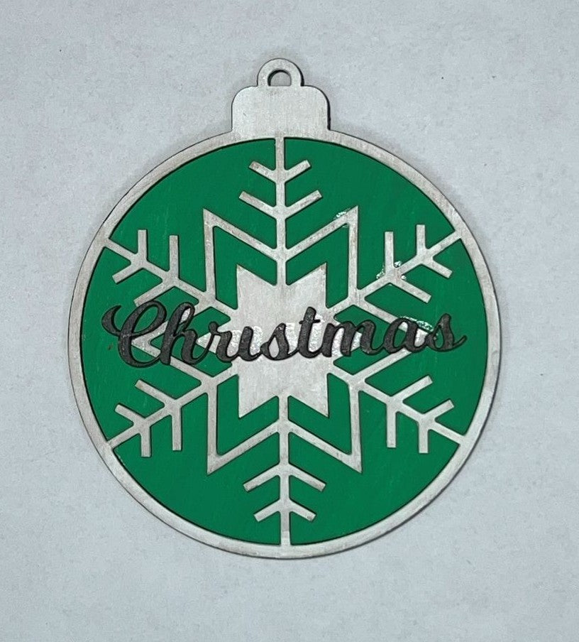 Multilayered Christmas Ornament -1860