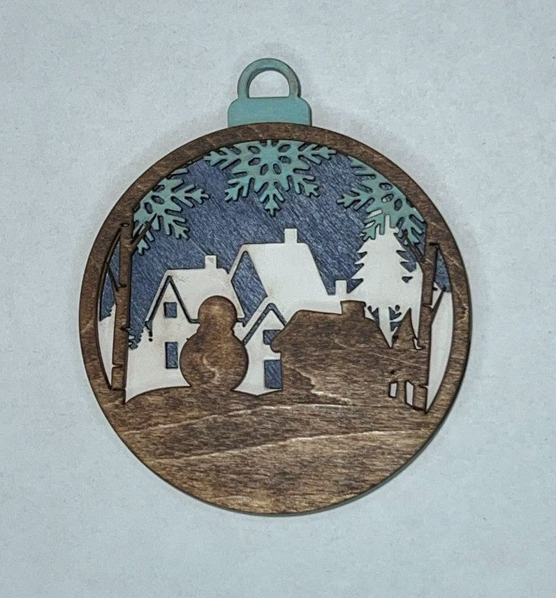 Multilayered Christmas Ornament -1868