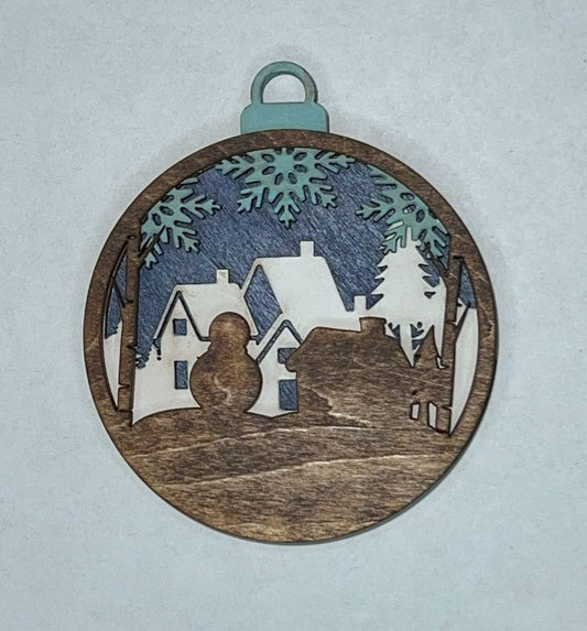 Multilayered Christmas Ornament -1868