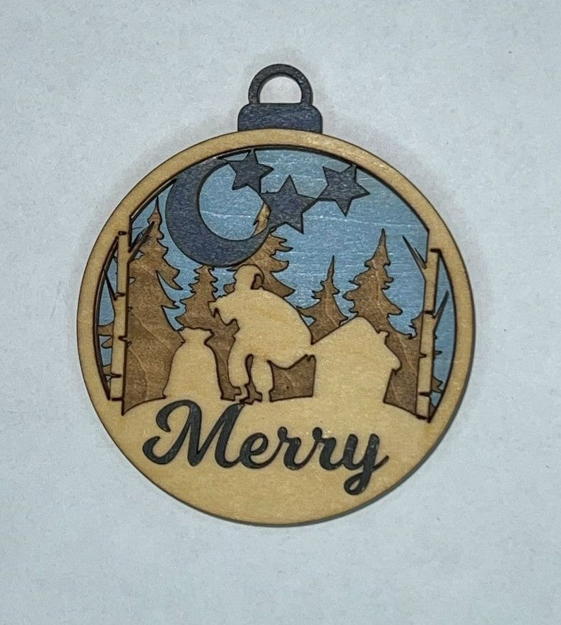 Multilayered Christmas Ornament -1869