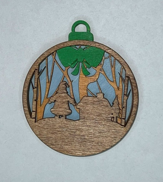 Multilayered Christmas Ornament -1878