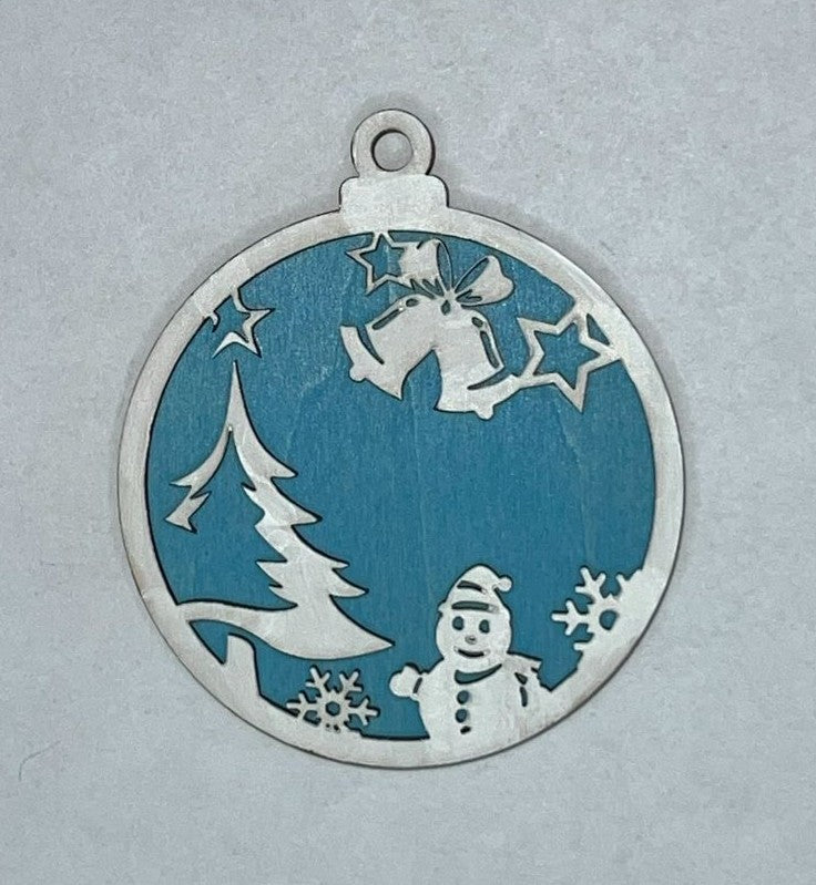 Multilayered Christmas Ornament -1880