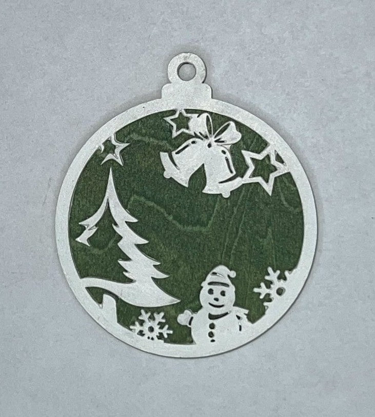 Multilayered Christmas Ornament -1881