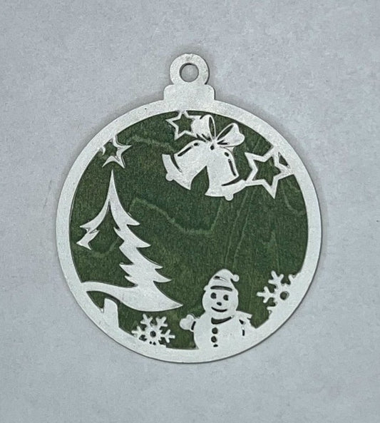 Multilayered Christmas Ornament -1881