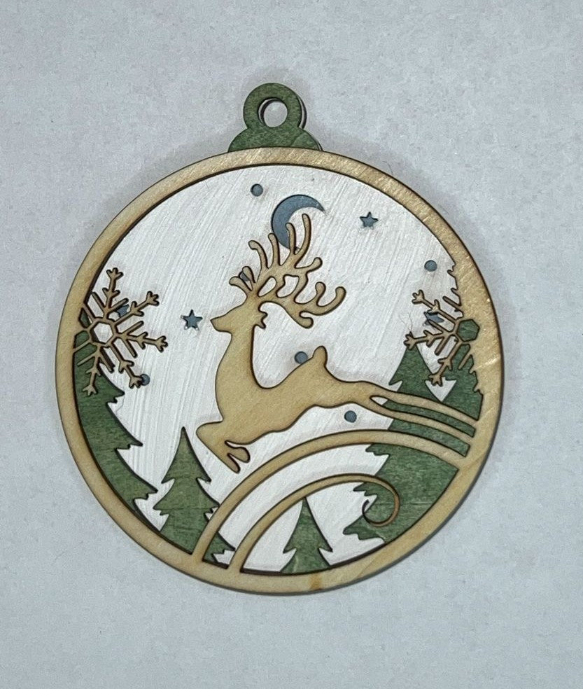 Multilayered Christmas Ornament -1885