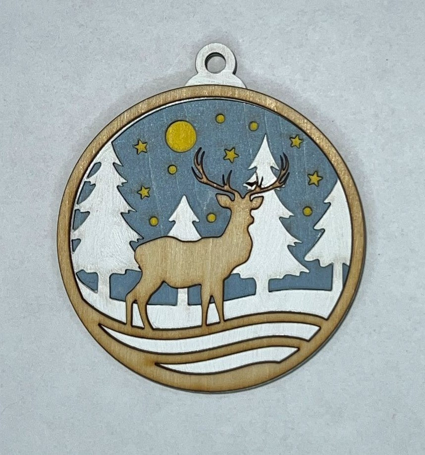 Multilayered Christmas Ornament -1886
