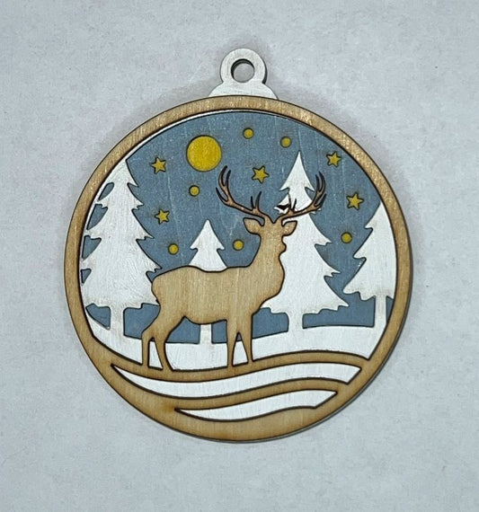Multilayered Christmas Ornament -1886