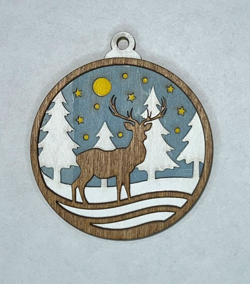 Multilayered Christmas Ornament -1887