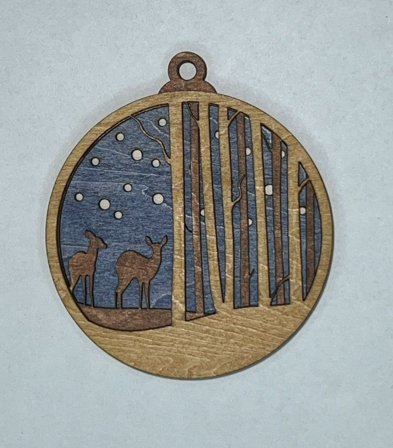 Multilayered Christmas Ornament -1888