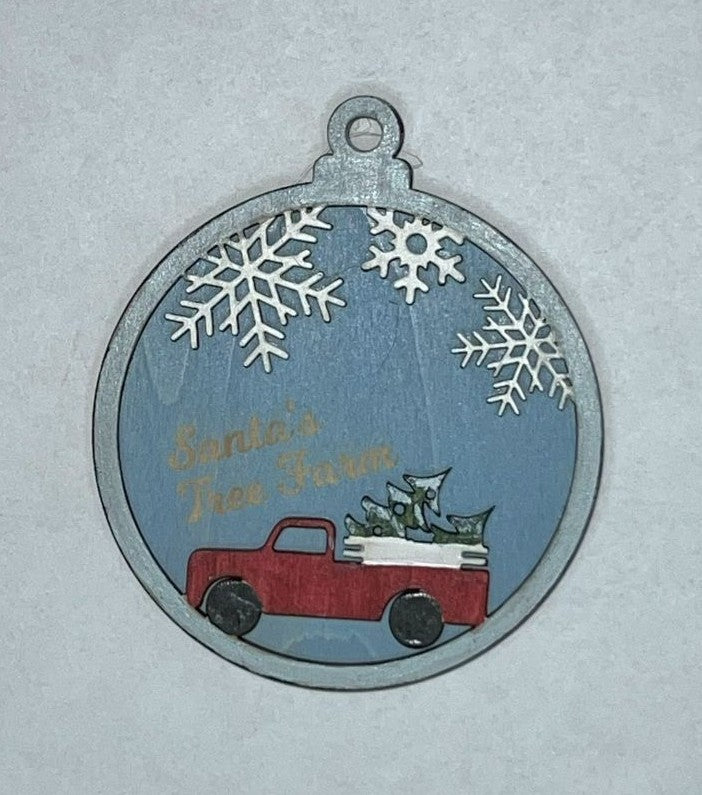 Multilayered Christmas Ornament -1890