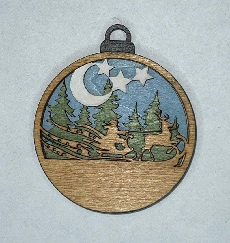 Multilayered Christmas Ornament -1893