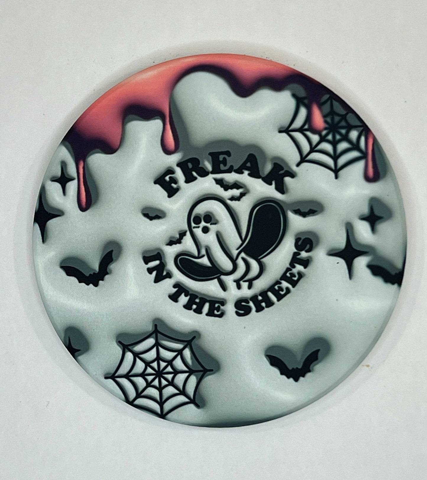 4" Round Ceramic Coaster - Holiday Theme