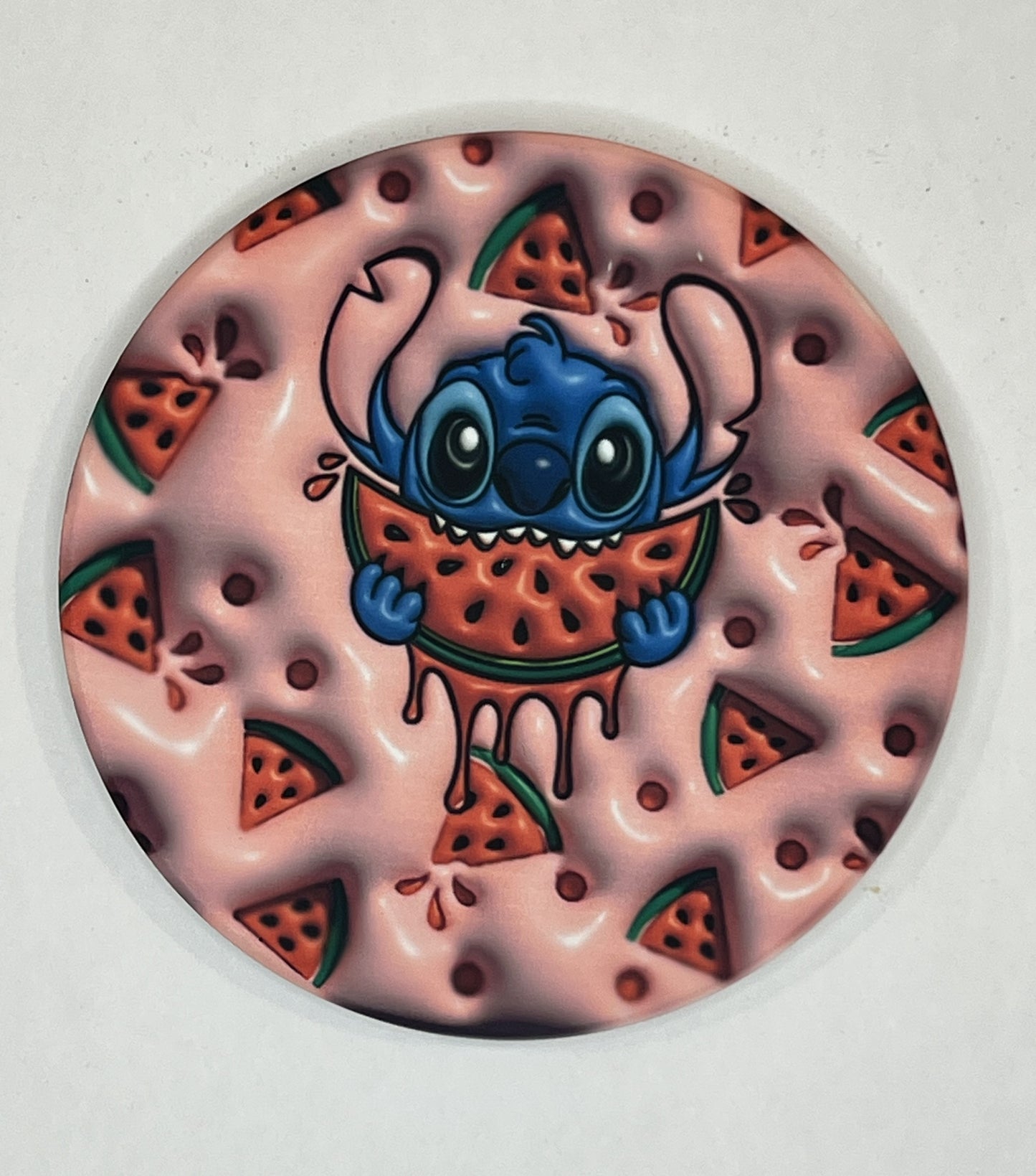 4" Round Ceramic Coaster - Holiday Theme