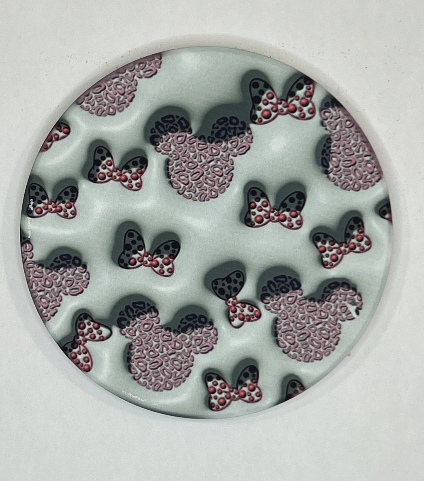 4" Round Ceramic Coaster - Holiday Theme