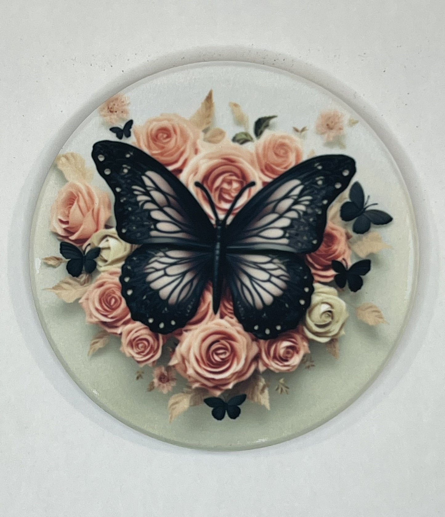 4" Round Ceramic Coaster - Animal Theme