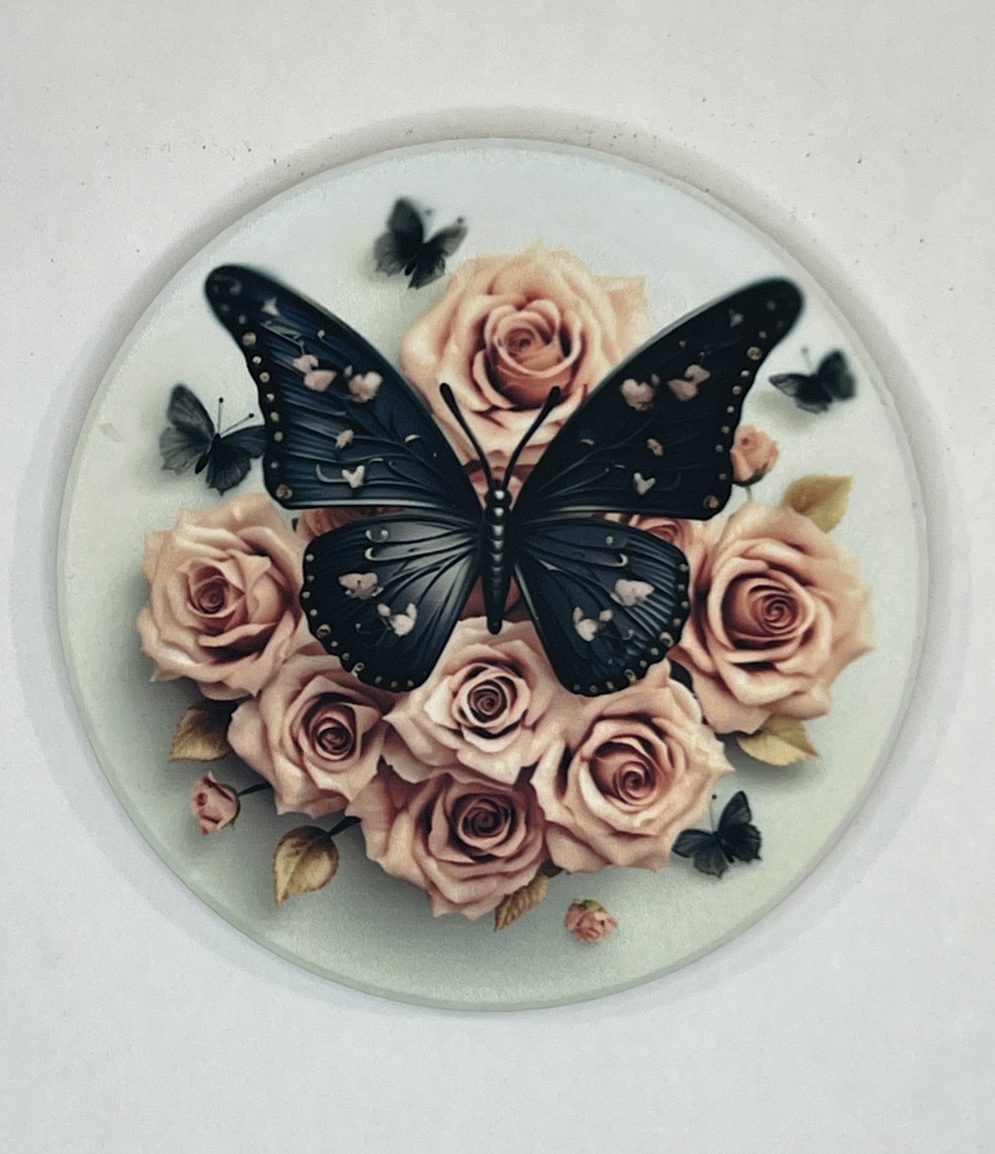 4" Round Ceramic Coaster - Animal Theme