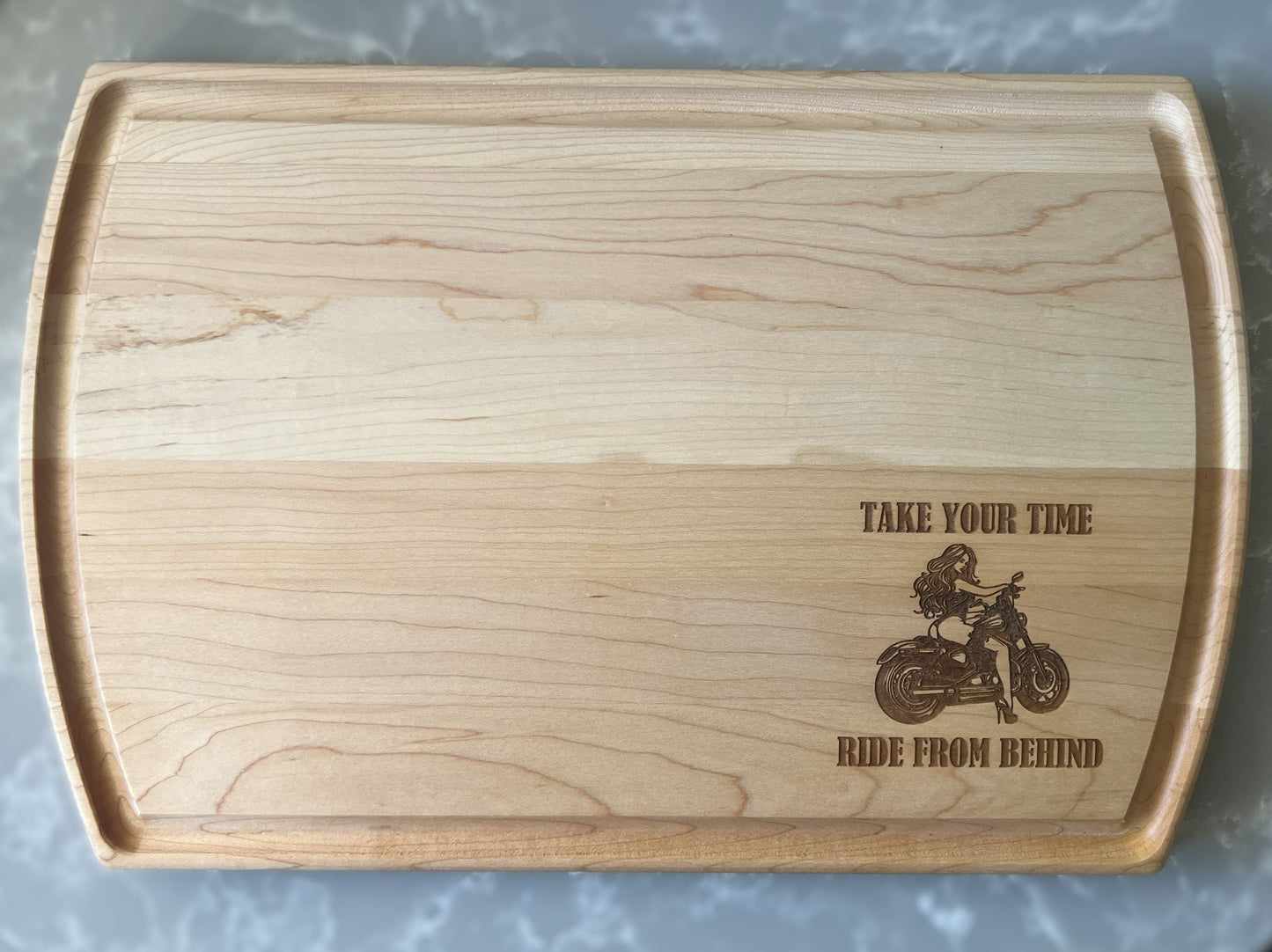 Large Cutting Board with Juice Groove