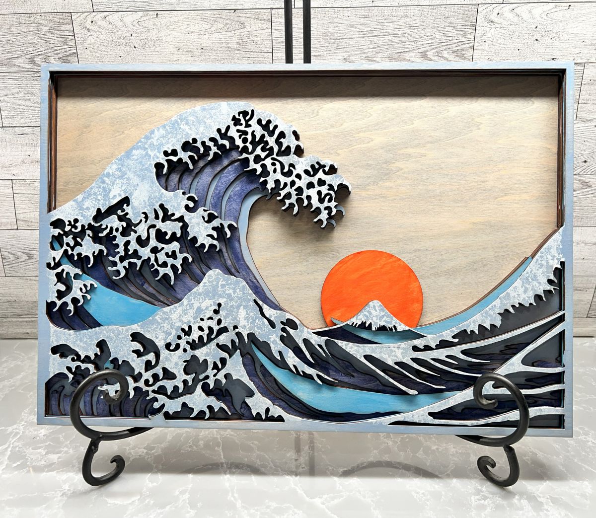 Multilayer Wave Artwork
