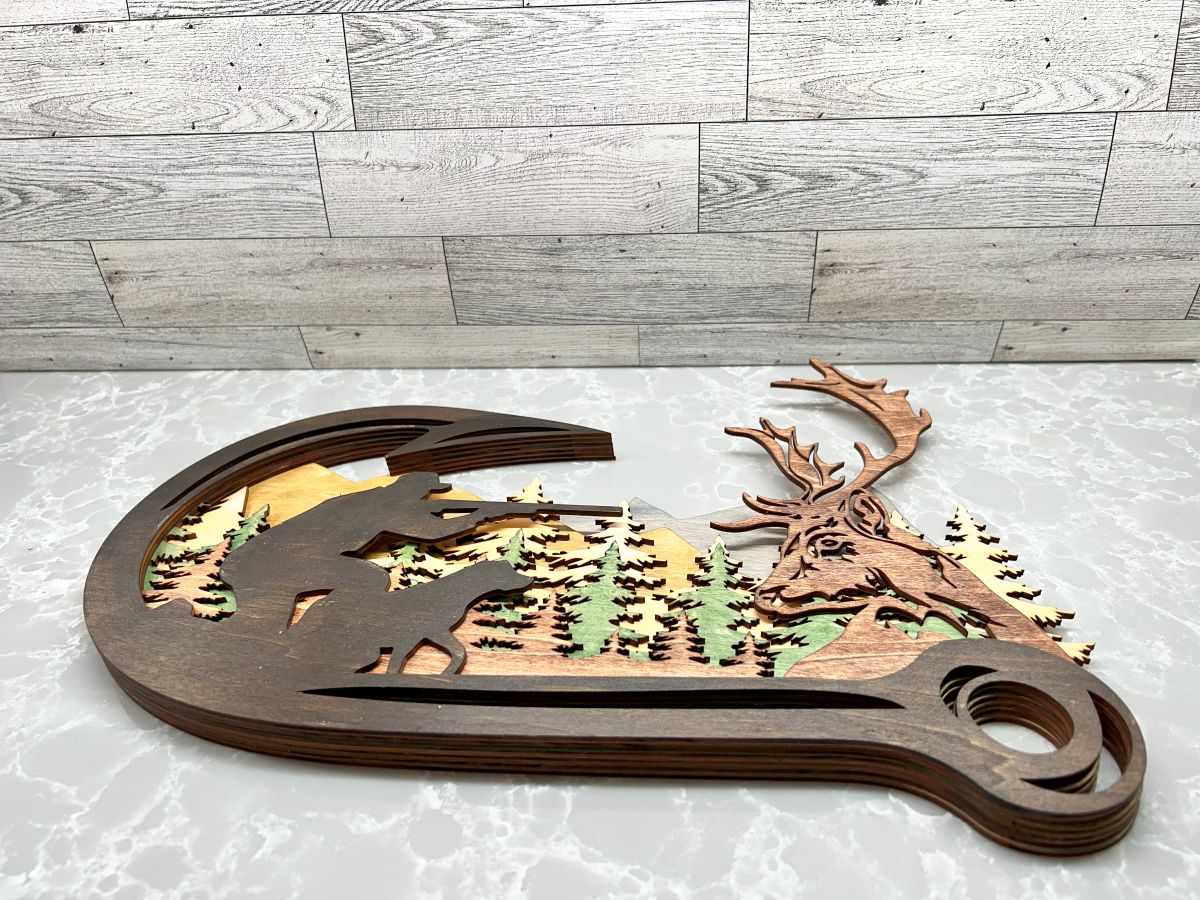 Multilayer Hunting/Fish Artwork