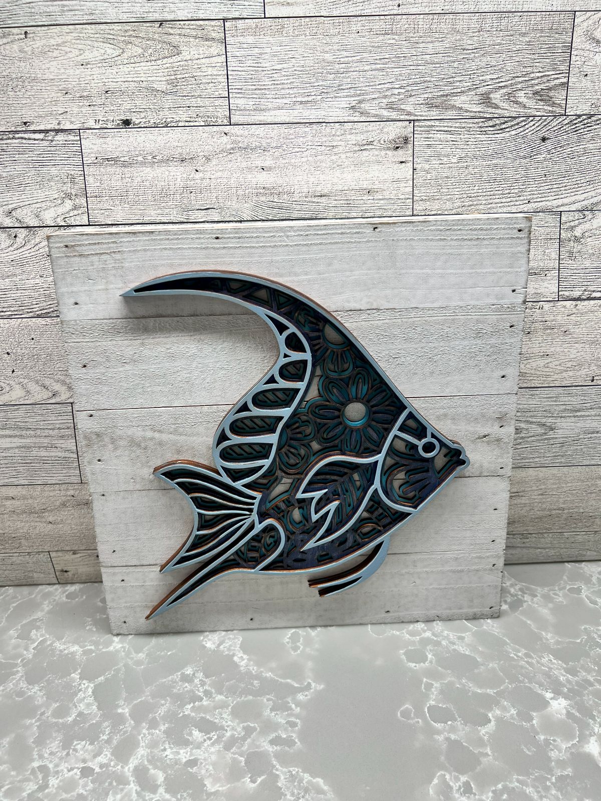 Multilayer Fish Artwork