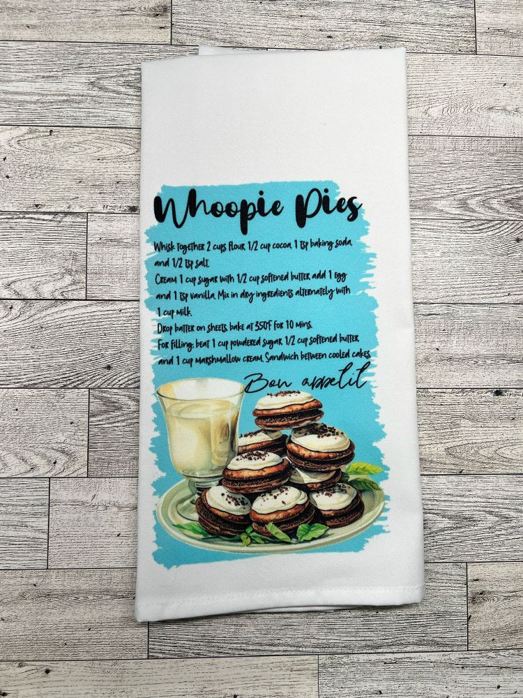 Tea Towel "Whoopie Pie Recipe"