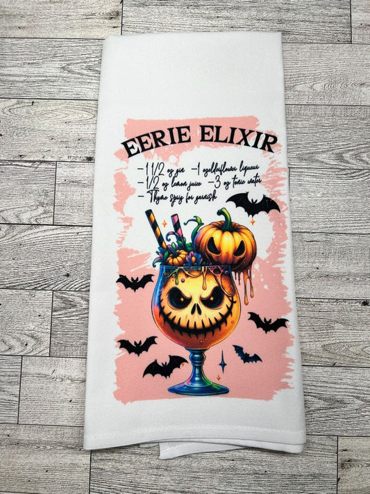 Tea Towel "Eerie Elixir  Recipe"