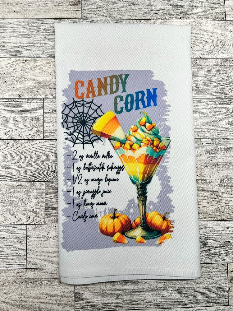 Tea Towel "Candy Cane Recipe"