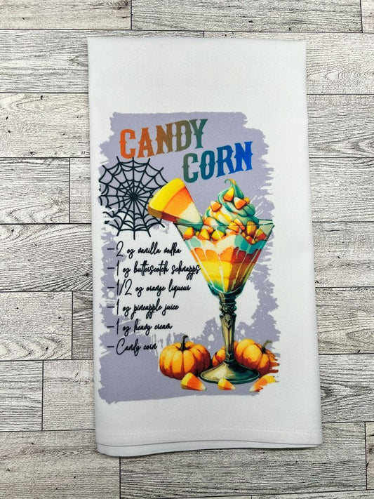 Tea Towel "Candy Cane  Recipe"