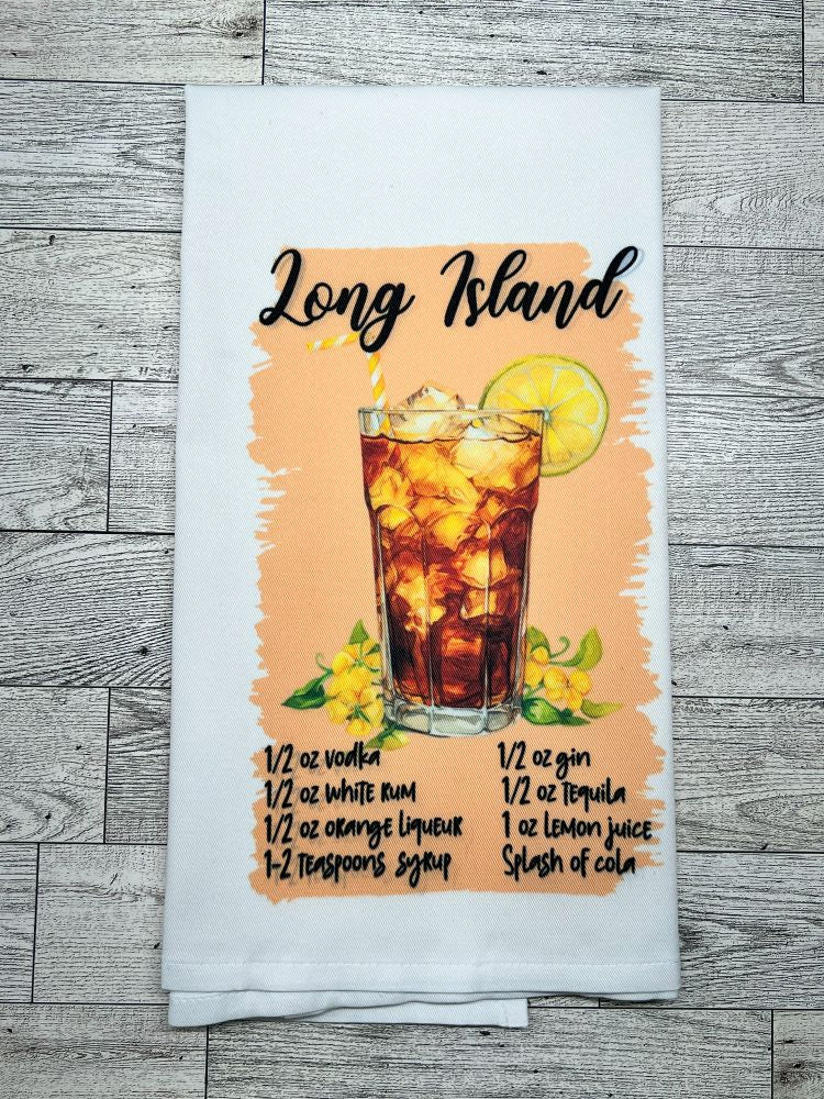 Tea Towel "Long Island Recipe"