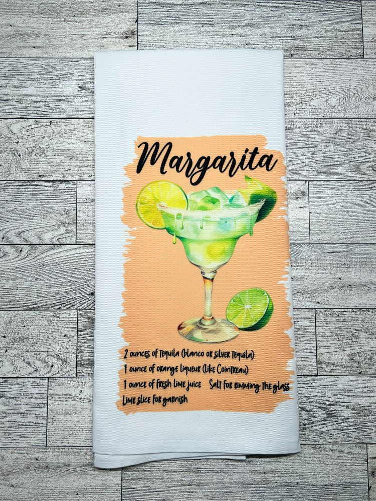 Tea Towel "Margarita Recipe"