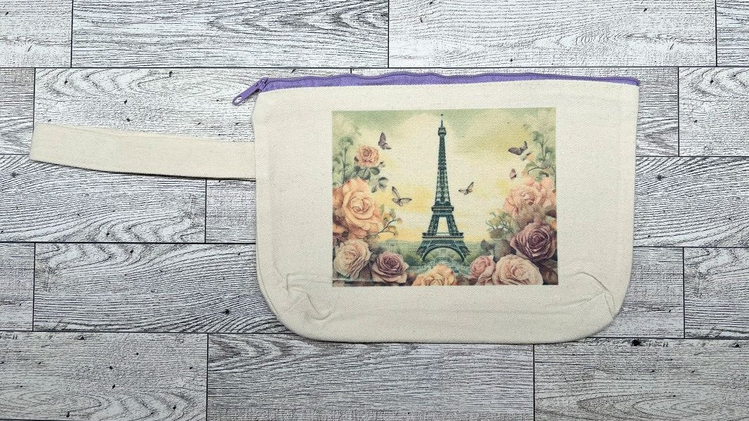 Eiffel Tower Canvas Handbag