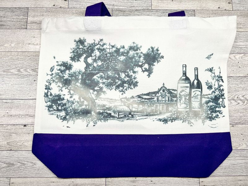 Canvas Tote " Winery View"