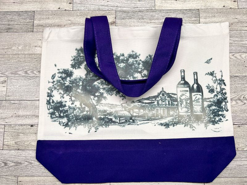 Canvas Tote " Winery View"