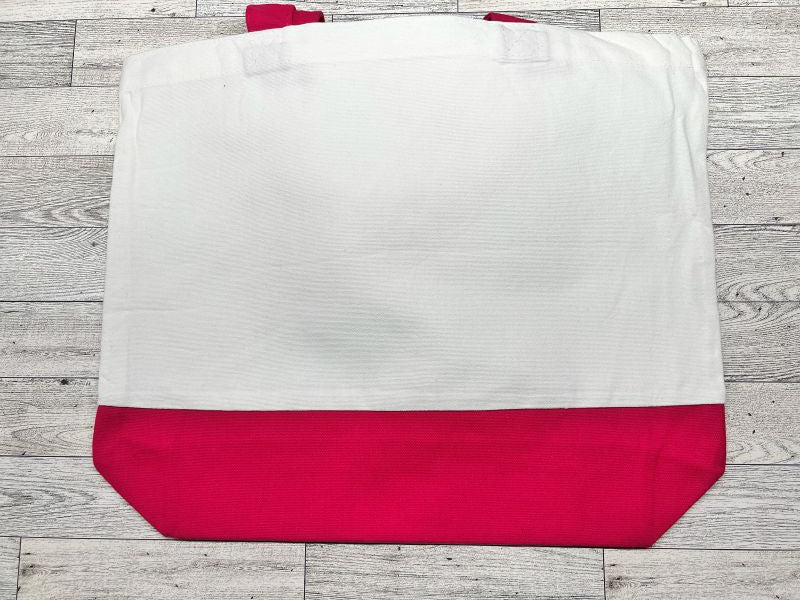 Canvas Tote "Hibiscus Flowers"
